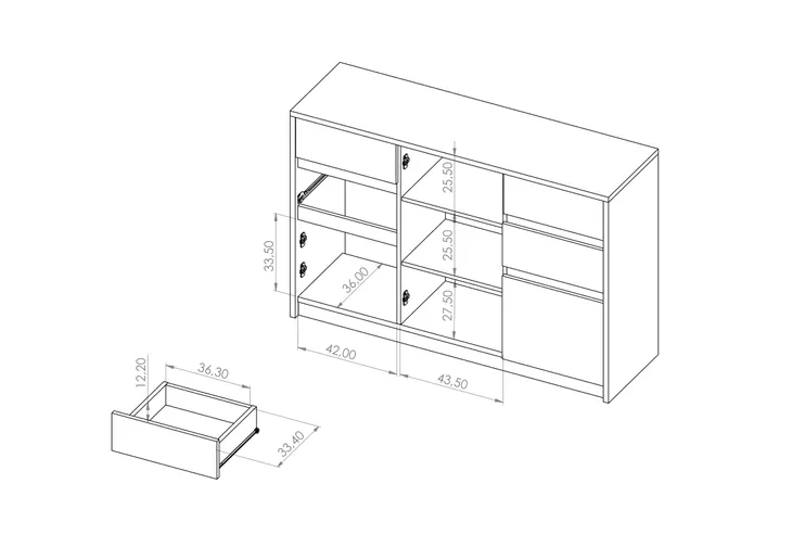 komoda-denver-k3d4sz-dab-monastery-glebokosc-mebla-40-cm