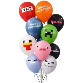 balony-urodzinowe-kolorowe-craft-3d-pixel-lateksowe-zestaw-party-10-szt