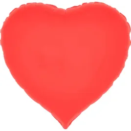 balon-foliowy-w-ksztalcie-serca-matowy-czerwony-45-cm