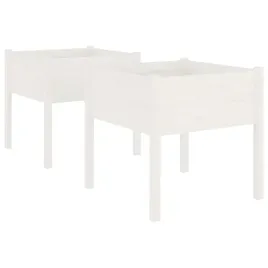 donice-ogrodowe-2-szt-biale-70x70x70-cm-drewno-sosnowe