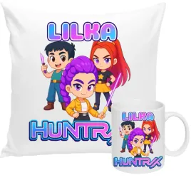 zestaw-kubek-i-poduszka-huntrix-k-pop-imie-prezent-urodziny