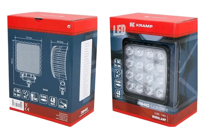 LAMPA HALOGEN ROBOCZY LED 48W 3840 lm KRAMP ORYGINAŁ