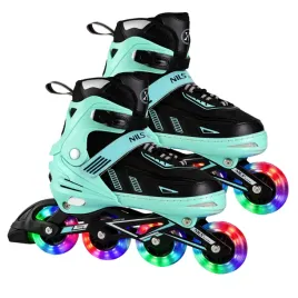 nils-lyzworolki-rolki-regulowane-rekreacyjne-kolka-led