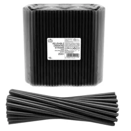 slomki-plastikowe-rurki-wielokrotnego-uzytku-19-cm-godan-czarne-200-szt