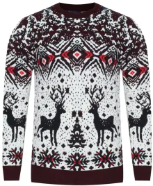sweter-meski-2310-bordowy-swiateczny-xl