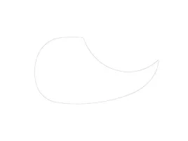 pickguard-do-akustyka-boston-ag-100-wh