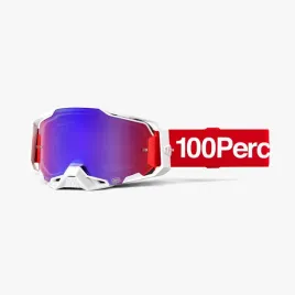 100-procent-gogle-armega-corbin-czerwony-bialy-czerone-niebieskie-lustro