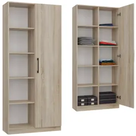 regal-do-pokoju-salonu-biura-80-cm-zamykany-otwarty-10-polek-dab-sonoma