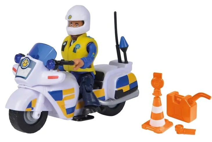 strazak-sam-motor-policyjny-figurka-malcoma-stan-nowy