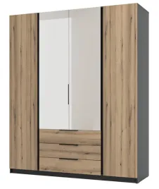 czterodrzwiowa-szafa-garderoba-z-szufladami-lustro-kara-czern-i-dab