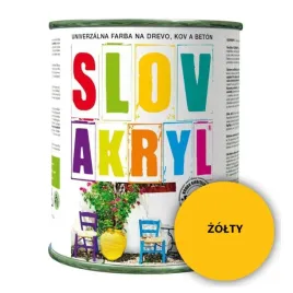 slovakryl-farba-akrylowa-do-drewna-metalu-i-betonu-zolty-075-l
