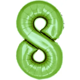 balon-foliowy-w-ksztalcie-cyfry-8-zielony-100-cm