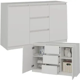 komoda-z-szufladami-biala-120-cm-3-szuflady-2x-drzwi