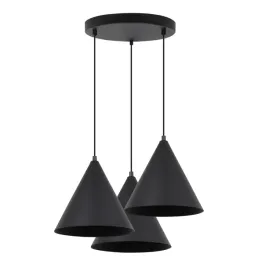 lampa-sufitowa-wiszaca-zyrandol-loft-stozek-czarny-potrojny-do-kuchni-e27