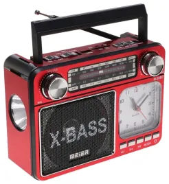 radio-z-zegarem-i-latarka-bluetooth-mp3-usb-czerwony-meier-m-35bt