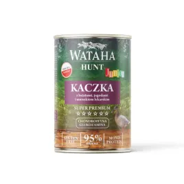 wataha-hunt-95percent-karma-dla-psa-junior-kaczka-z-batatami-jagodami-400g