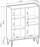 witryna-harmony-wt97-czarny-grafit-marmur-black