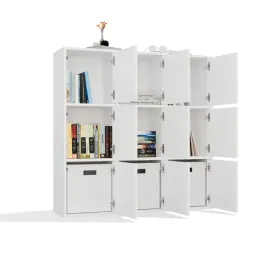 regal-komorowy-do-salonu-pokoju-na-ksiazki-zabawki-9-polek-9-drzwi-bialy