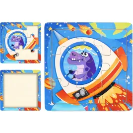 puzzle-drewniane-montessori-dla-dzieci-11x11cm-dinozaur-na-rakiecie