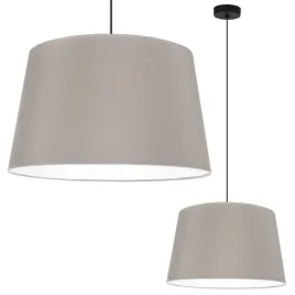 lampa-wiszaca-sufitowa-zyrandol-abazur-stozek-oliwkowy-zielony-braz-boho