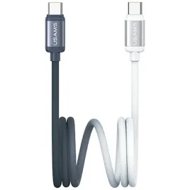 kabel-usams-bicolor-series-sj756-pd-60w-usb-c-usb-c-1-2m-czarno-bialy