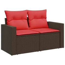 sofa-ogrodowa-z-poduszkami-2-osobowa-brazowa-polirattanowa