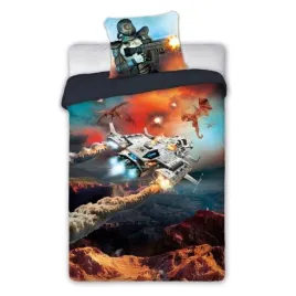 posciel-mlodziezowa-gamer-160x200-70x80-kosmos-statek-robot-smoki-bawelna