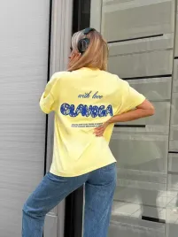 t-shirt-damski-olavoga-soreya-zolty