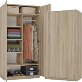 szafa-garderoba-90-cm-z-polkami-drazkiem-na-ubrania-pojemna-2d-dab-sonoma