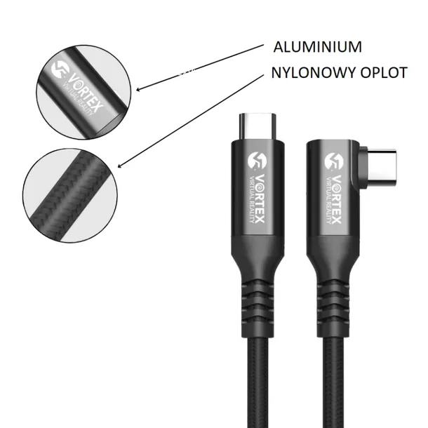 oculus-link-kabel-vortexvr-3m-element-mocujacy-or-usb-c-stan-nowy