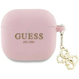 guess-gua4lecg4p-airpods-4-cover-rozowy-pink-silicone-4g-charm