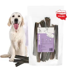 skora-jelenia-suszona-dla-psa-naturalny-gryzak-zdrowa-eko-przekaska-250g