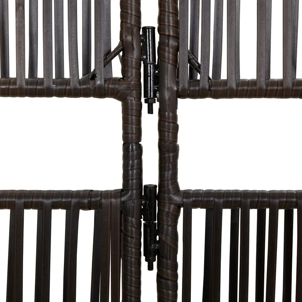 parawan-3-panelowy-brazowy-polirattan-stan-nowy