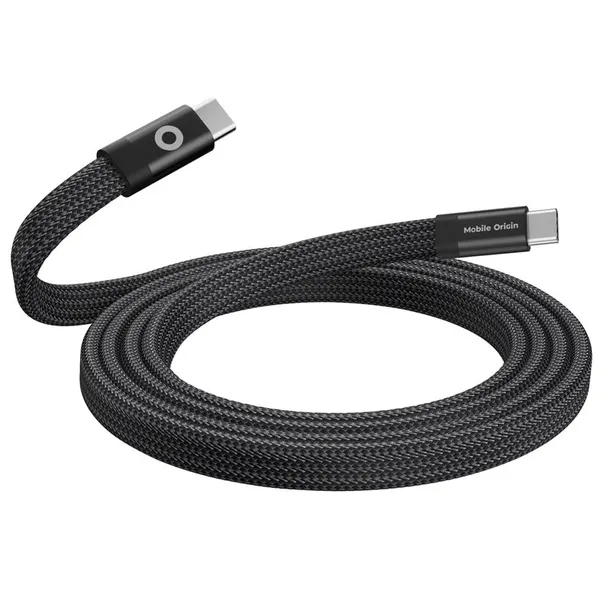 mobile-origin-magnetic-flat-patented-original-cable-usb-c-to-usb-c-1m-blac-stan-nowy-dlugosc-kabla-1-m