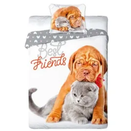posciel-140x200-70x90-pies-i-kot-best-friends-bawelna-zamek