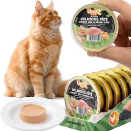 karma-mokra-dla-kota-pasztet-drobiowy-z-babka-delicious-pate-uniq-pets-8x30