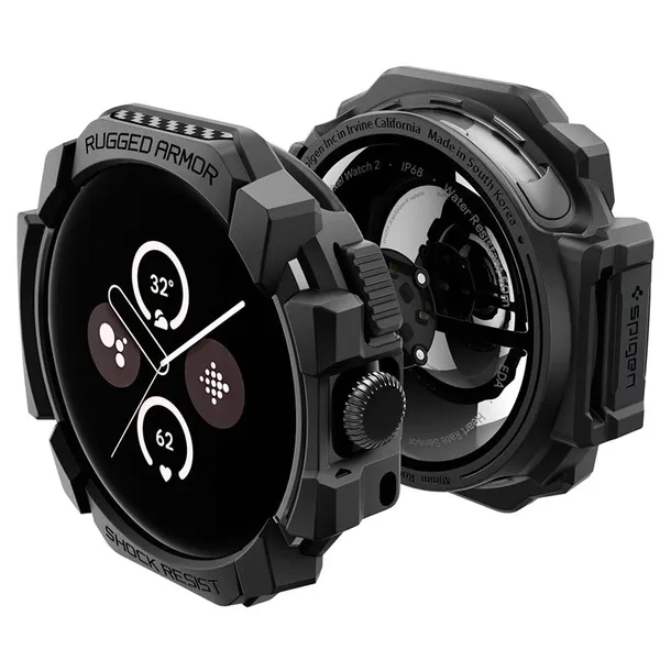 spigen-rugged-armor-matte-black-google-pixel-watch-3-2-1-41mm-kolor-inny-stan-nowy