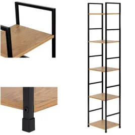 regal-na-ksiazki-do-pokoju-salonu-loftowy-metalowy-5-drewnianych-polek