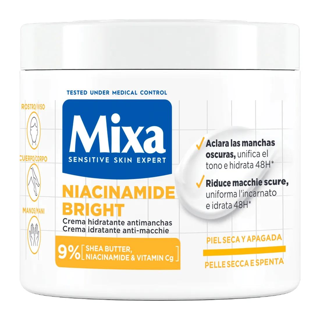 krem-nawilzajacy-przeciw-przebarwieniom-mixa-niacinamide-bright-400-ml