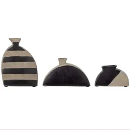 zestaw-3-wazonow-dekoracyjnych-bloomingville-nezha-czarne-terracotta