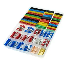 einparts-zestaw-350-konektorow-izolowanych-pvc-z-rurkami-termokurczliwym
