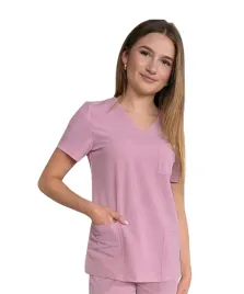 bluza-medyczna-purdrowy-roz-casual-premium-roz-s
