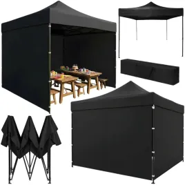 pawilon-ekspresowy-3x3-m-namiot-ogrodowy-automatyczny-4-scianki-czarny