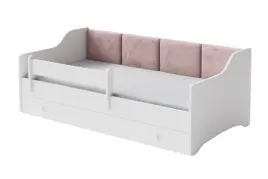 lozko-dzieciece-eryk-160x80-z-szuflada-i-barierka-bialy-panel-rozowy