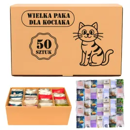 50-szt-karma-mokra-dla-kota-saszetki-mix-smakow-wielka-paka-dla-kociaka