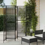parawan-6-panelowy-czarny-polirattan-stan-nowy