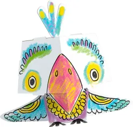 kolorowanka-skladanka-papuga-monumi-cube-head