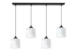 lampa-sufitowa-wiszaca-zyrandol-czarna-listwa-biala-szklana-ryflowana-e27