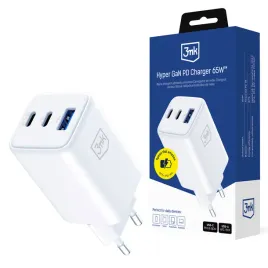 accessories-3mk-hyper-gan-charger-65w-qc4-pd-pps-usb-1a2c-white-eu