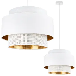 lampa-wiszaca-sufitowa-zyrandol-z-duzym-abazurem-bialo-zloty-azurowy-siatka